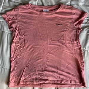 Divided Pink “Love” Tee